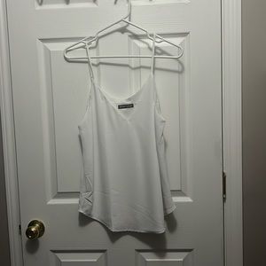White blouse tank, size large
